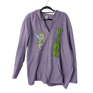 Disney Tinkerbell Lavender Purple Hooded Sweater Size 3x